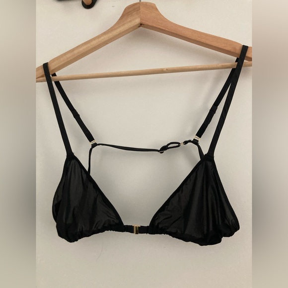 SKIMS Other - Skims jelly sheer triangle bralette onyx